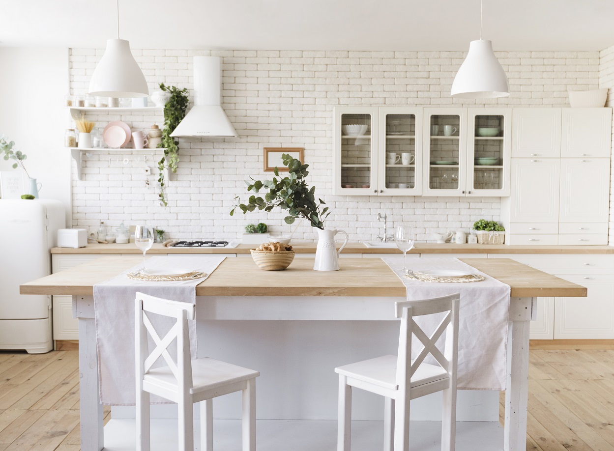 iluminação para cozinha com pendentes