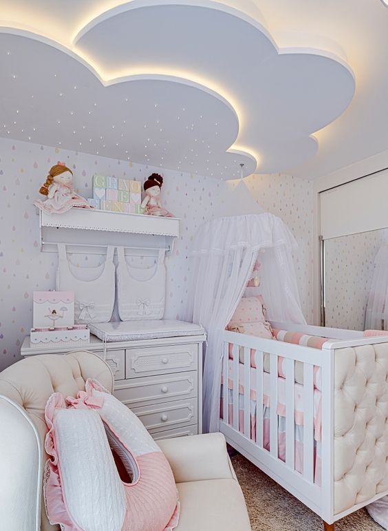 iluminação de quarto de bebe